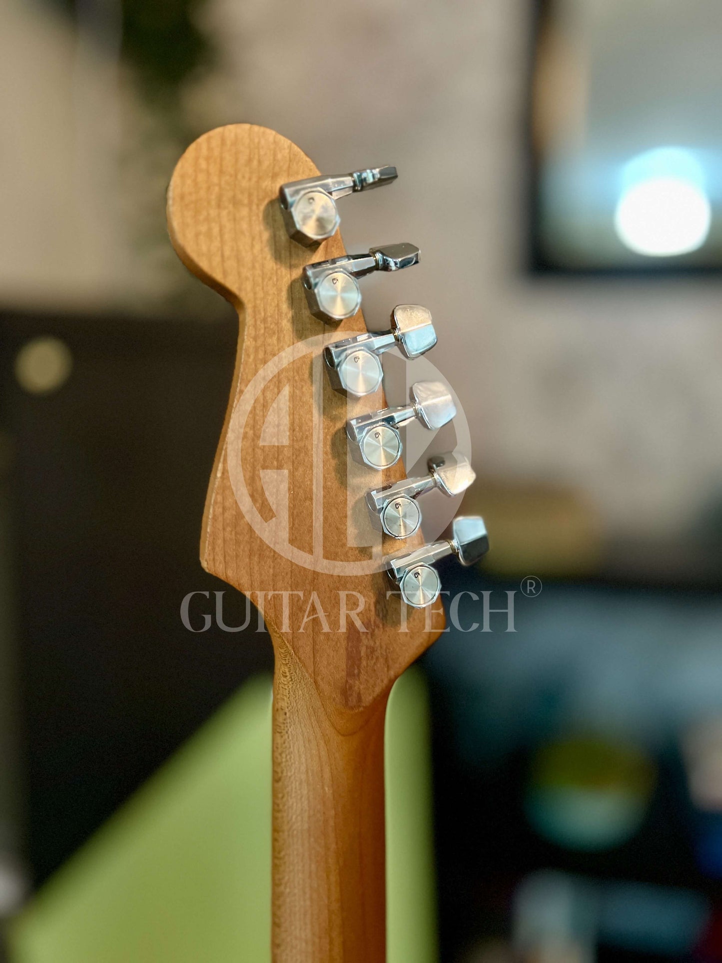 MODERN STRAT HSS STAINLESS SURF GREEN + HSC